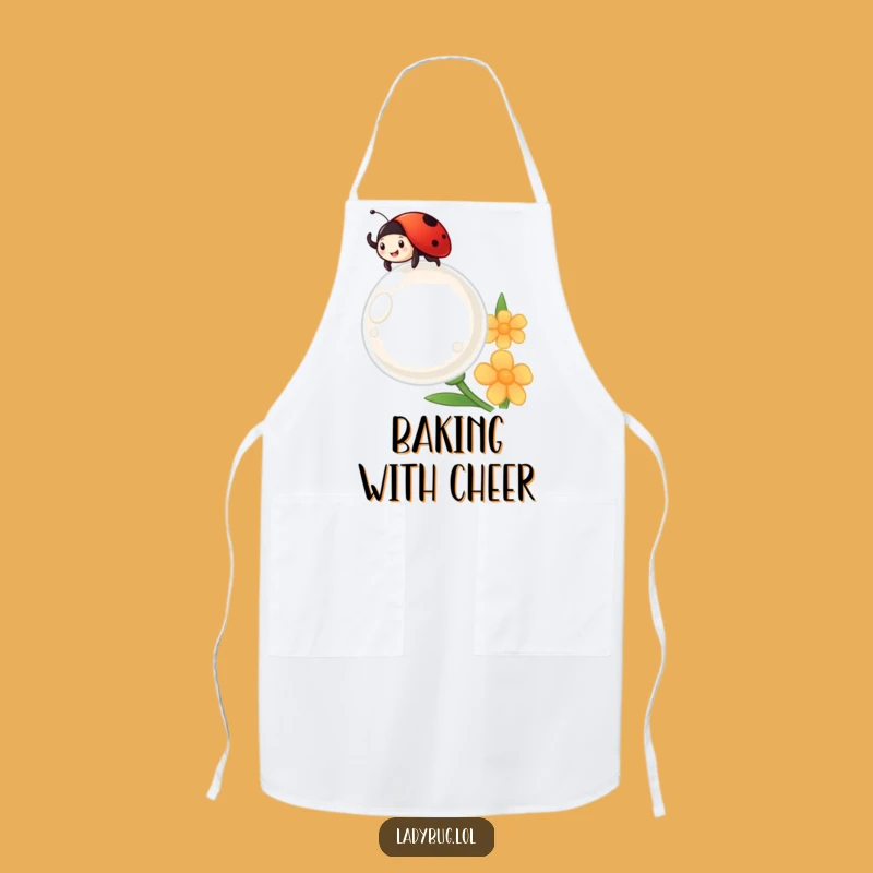 Funny Ladybug Chef Apron - Cook with Cheerful Delight