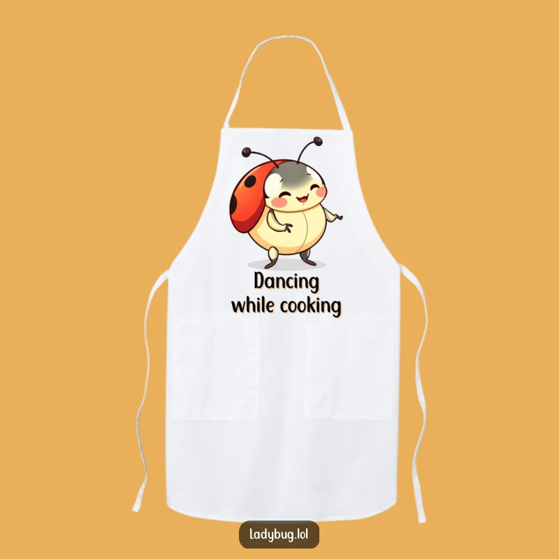Funny Ladybug Dance Apron: Cook With Fun With This Wiggling Kitchenware