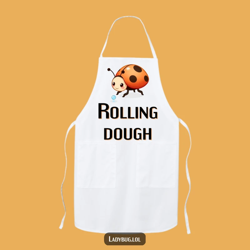 Funny Playful Ladybug Apron - Kitchen Fun for Budding Chefs & Whimsical Gifts