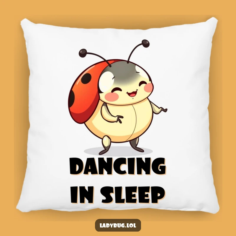 Funny Ladybug Dance Pillow: Cuddle Up With This Playful Wiggling Comfort