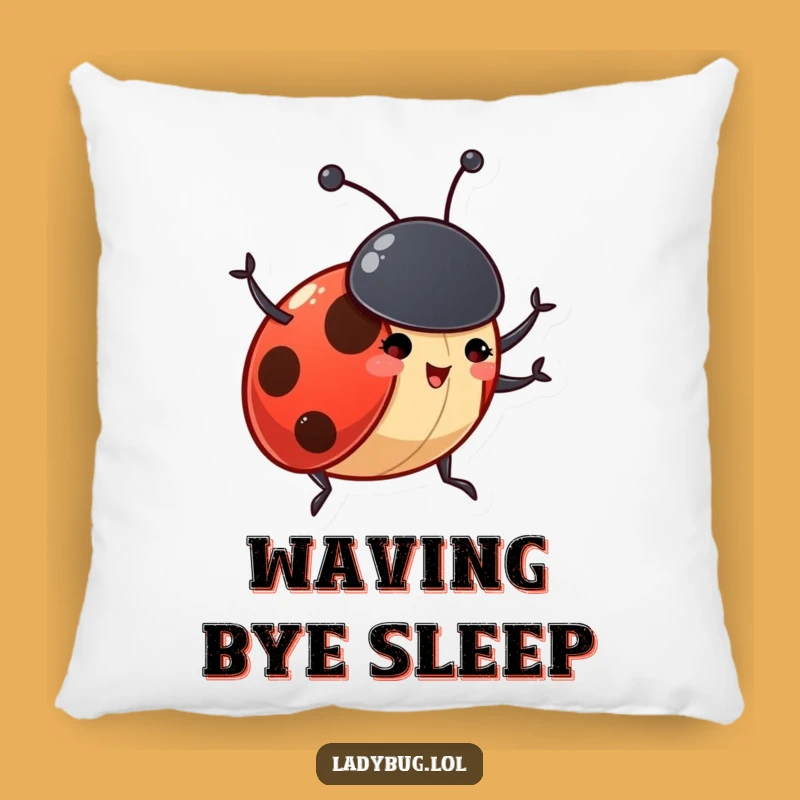 Funny Ladybug Antennae Pillow - Soft Excited Cushion, Comfy Funny Gift Accent