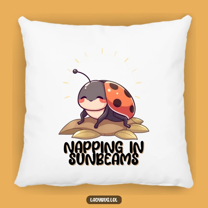 Funny Sunbeam Ladybug Pillow: Ultimate Comfort & Hilarious Relaxation