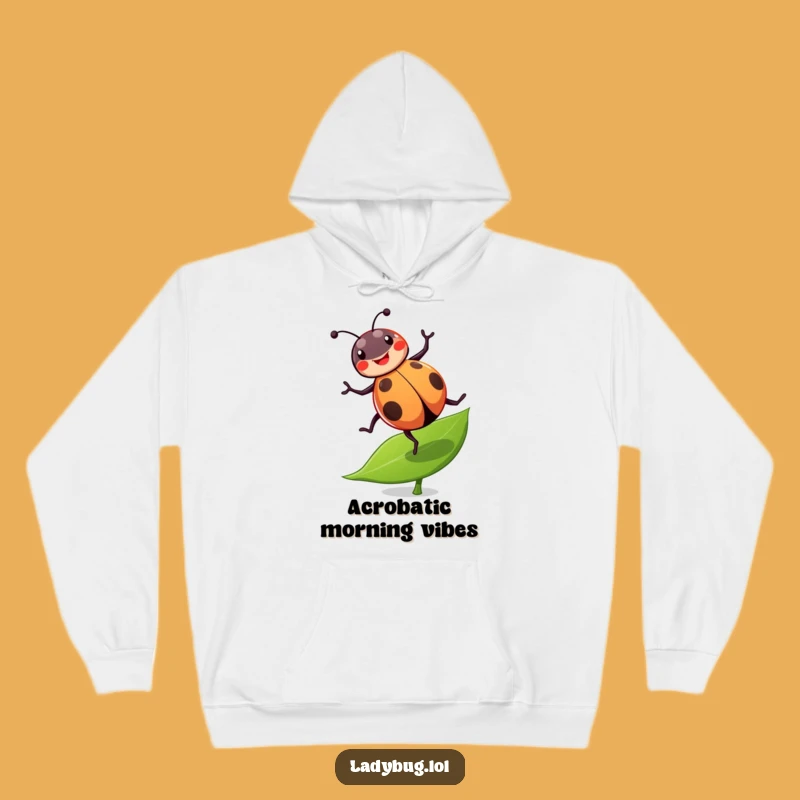 Funny Ladybug Cartwheel Hoodie: Stay Cozy With This Joyful Acrobat Sweatshirt