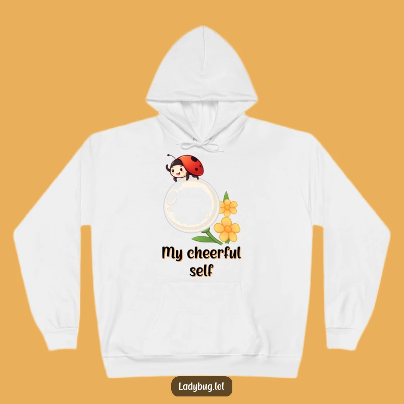 Cozy Ladybug Dewdrop Hoodie - Funny Gift for the Delighted
