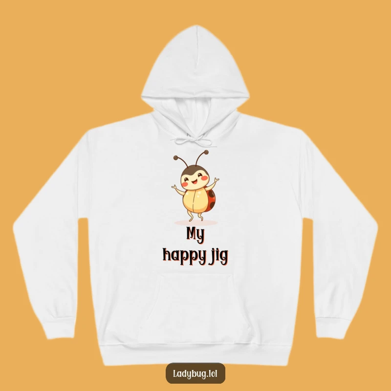 Funny Ladybug Dance Hoodie - Cozy & Cheerful Insect Gift