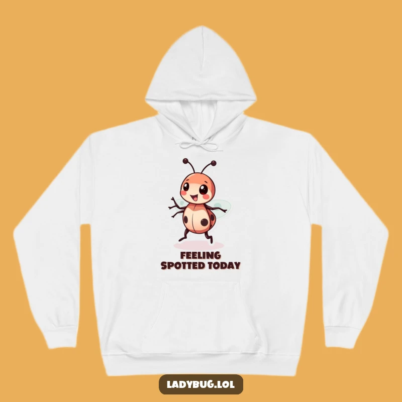 Funny Ladybug Spin Hoodie: Cozy Comfort with Cute Humor