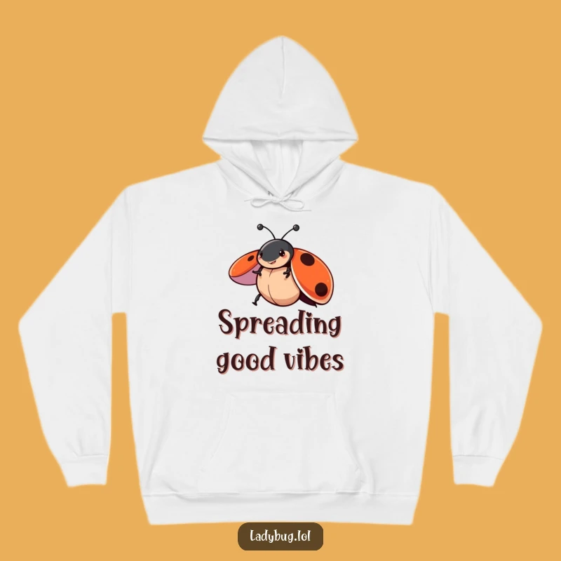 Funny Playful Ladybug Hoodie: Cozy Insect Humor, Great Funny Gift for Fun Lovers