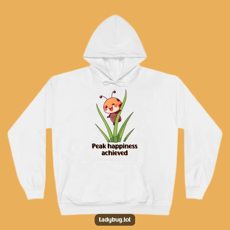 Funny Ladybug Summit Hoodie - Cozy Insect Art, Perfect Humorous Gift