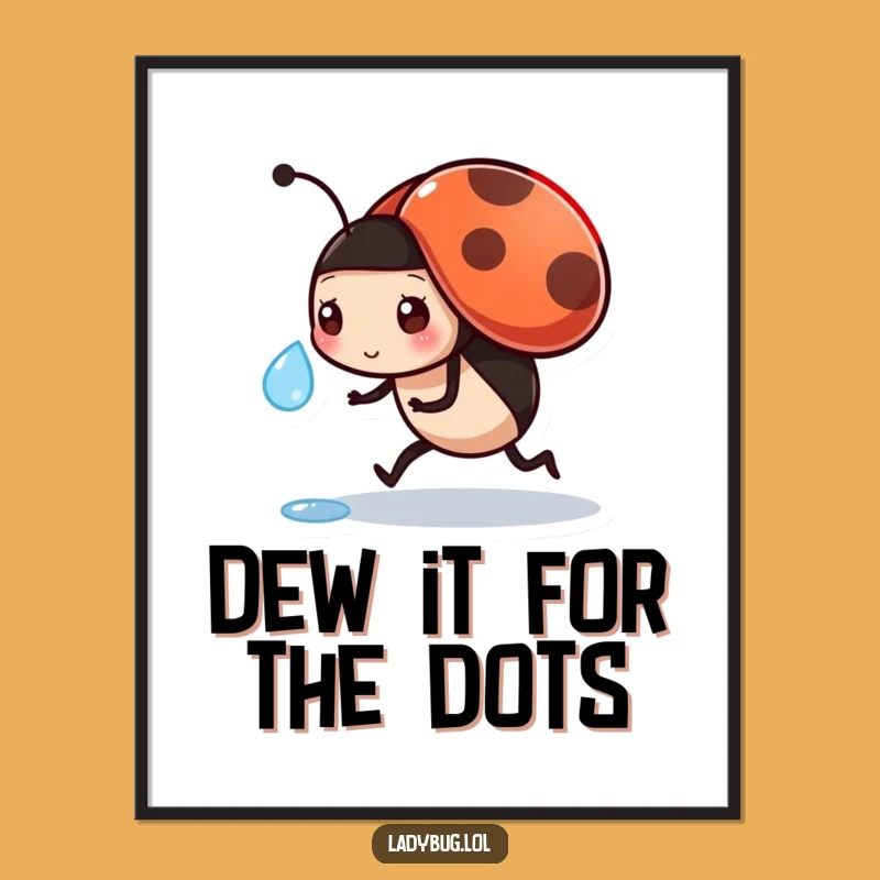 Free Printable Busy Ladybug Wall Art: Funny Downloadable Decor for Motivated Spaces