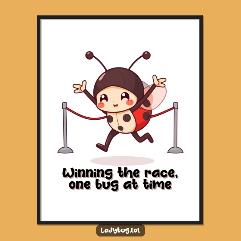 Free Printable Wall Art Funny Ladybug Victorious Downloadable Art