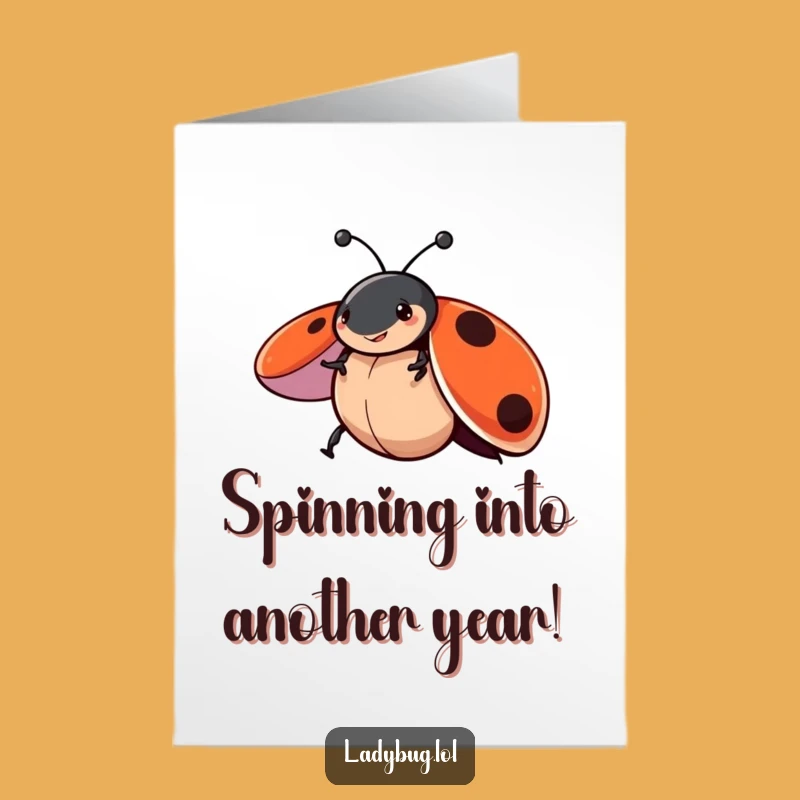 Free Printable Birthday Card: Joyful Ladybug Celebration, Downloadable Fun Gift!