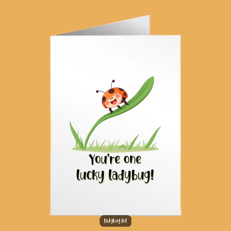 Free Printable Ladybug Congrats Card: Joyful Bounce Downloadable Gift for Celebration!