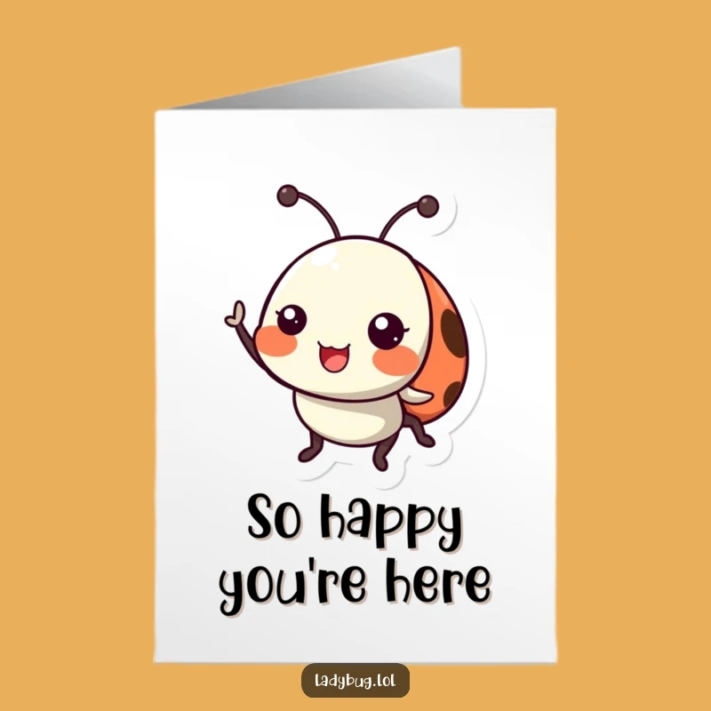 Free Printable Ladybug Thank You Card: Cheerful Gratitude Downloadable Gift