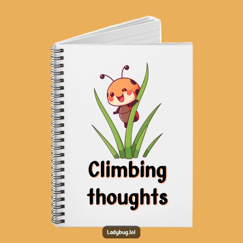 Funny Ladybug Adventure Notebook - Journal Insect Art, Perfect Creative Humorous Gift