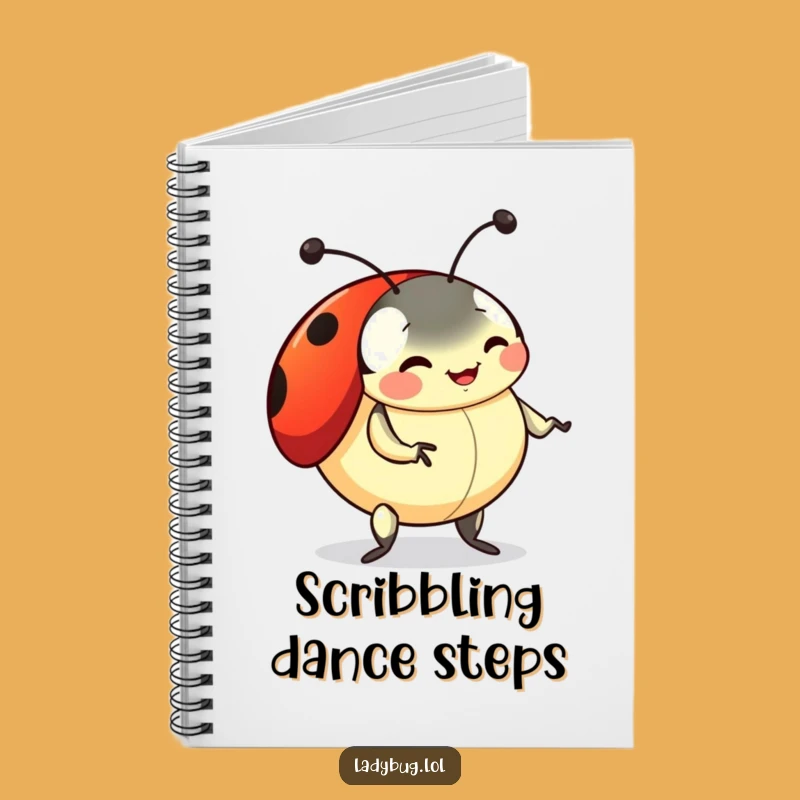 Funny Ladybug Dance Notebook: Jot Down Ideas With This Wiggling Journal