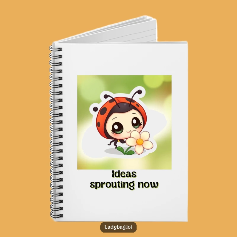 Funny Curious Ladybug Notebook: Jot Down Observations with Insect Flair, Great Funny Gift