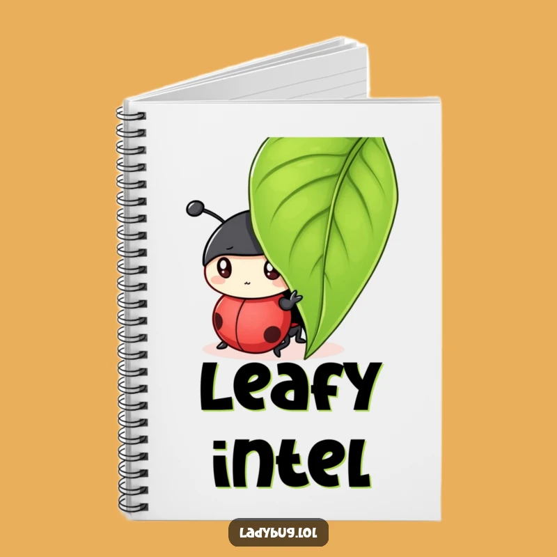 Funny Ladybug Curiosity Notebook - Journal Insect Art, Perfect Creative Humorous Gift