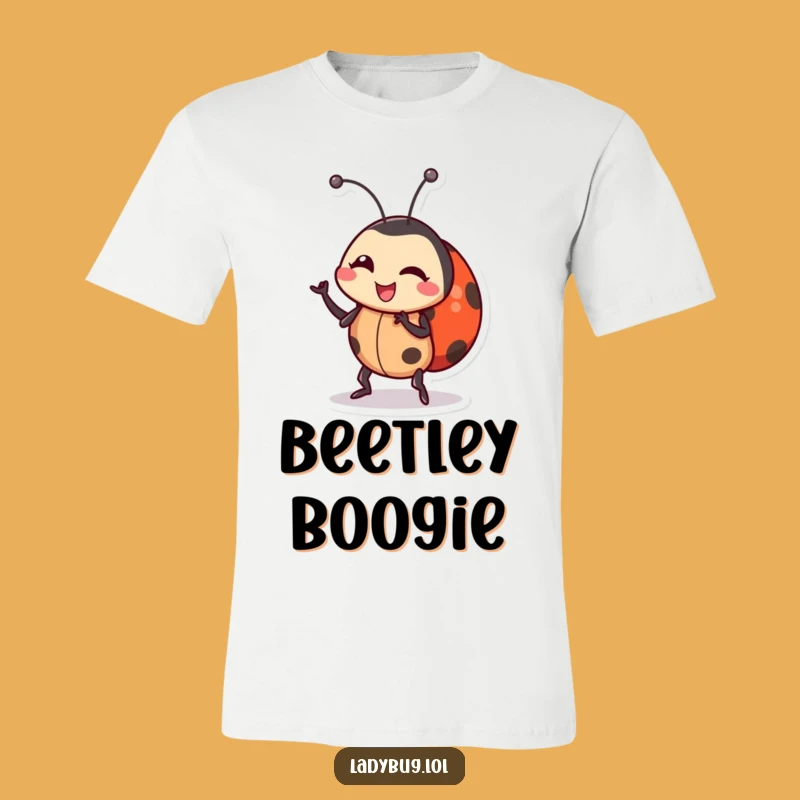 Funny Ladybug Dance T-Shirt: Wiggling Insect Character Tee, Great Funny Gift!