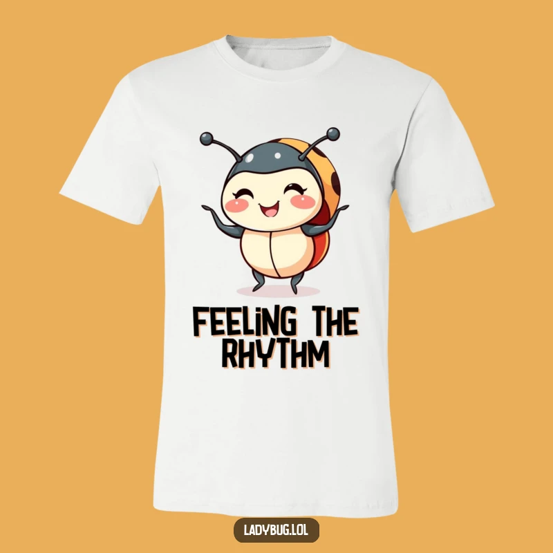 Funny Smiling Ladybug Shimmy T-Shirt - Wear Your Joyful Dance