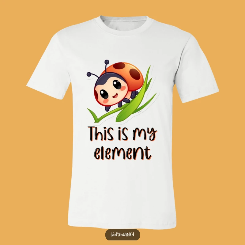 Funny Ladybug Grass Sliding T-Shirt: Joyful Insect Outdoor Fun, Ideal Funny Christmas Gift