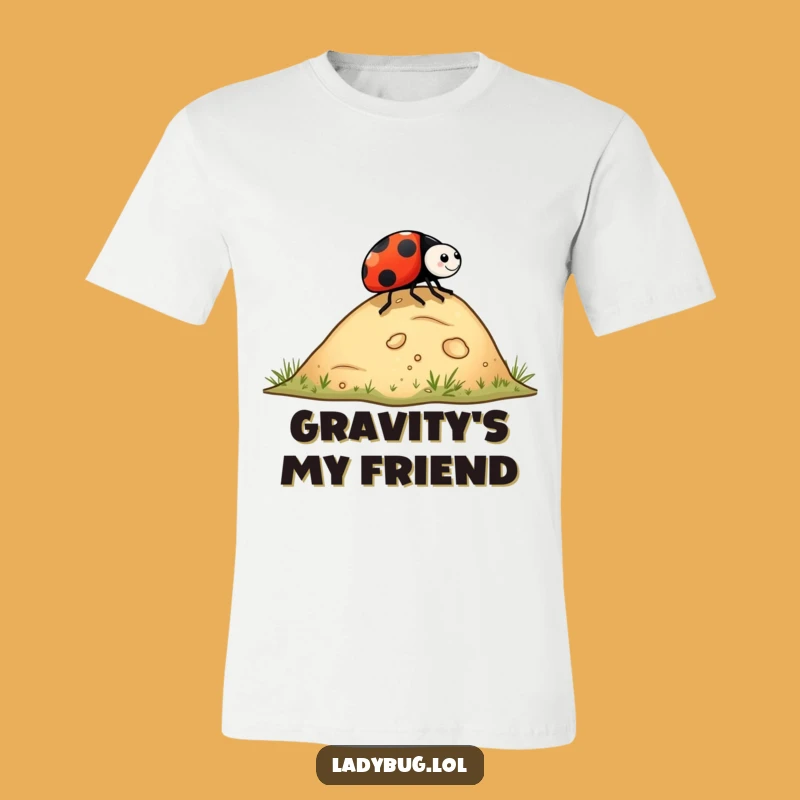 Funny Ladybug Rolling Hill T-Shirt - Adventure in Every Wear