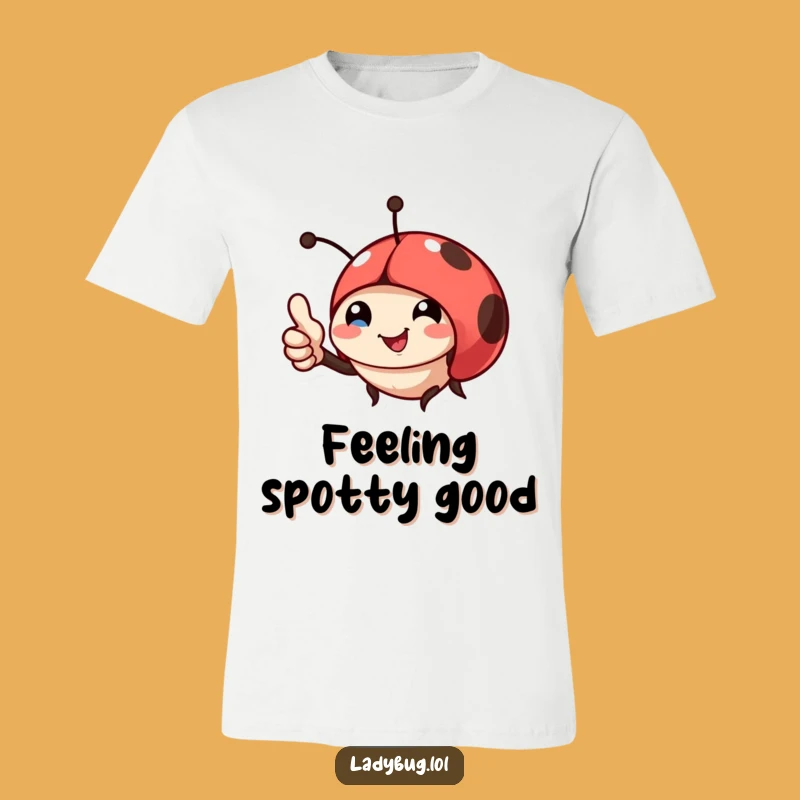 Funny Ladybug Thumbs Up T-Shirt: Hilarious & Adorable Outfit for Bug Lovers