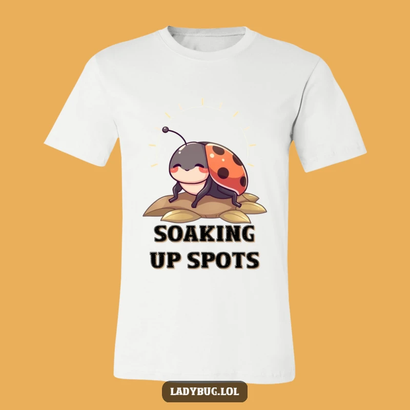 Funny Sunbeam Ladybug T-Shirt: Cozy & Hilarious Tee for Relaxation Lovers