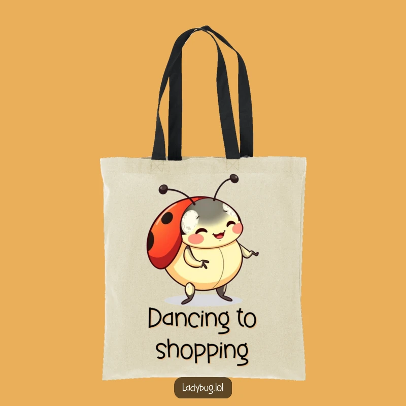 Funny Ladybug Dance Tote Bag: Carry Your Fun With This Wiggling Accessory