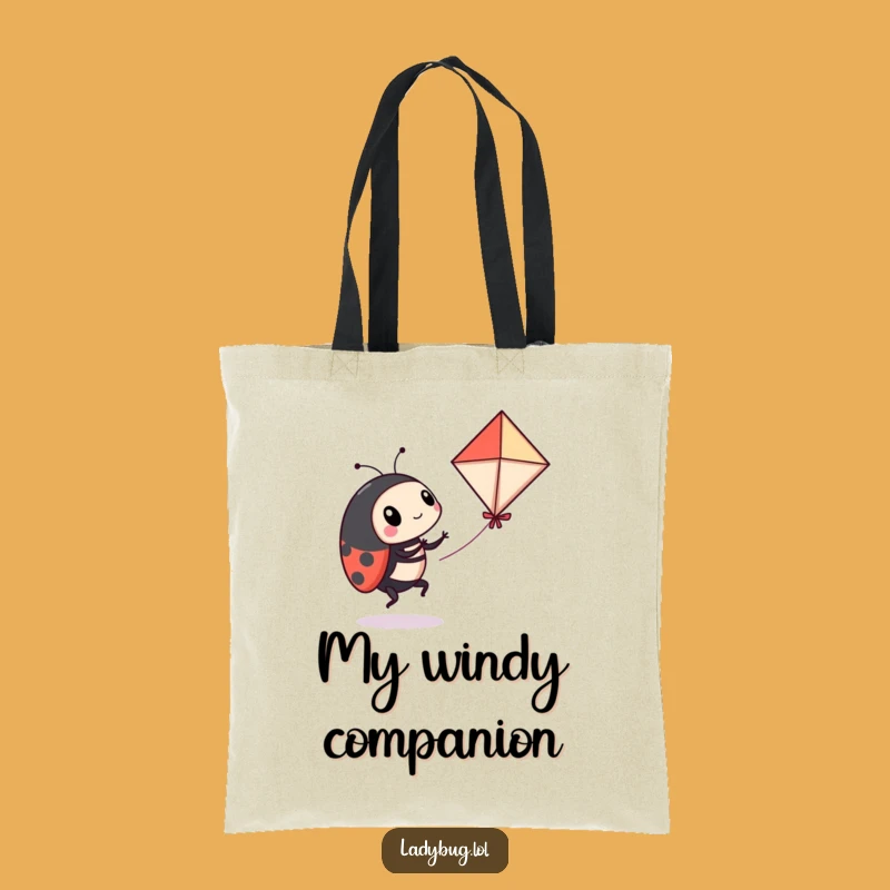 Funny Flying Ladybug Kite Tote Bag - Carry Your Fun Hilariously