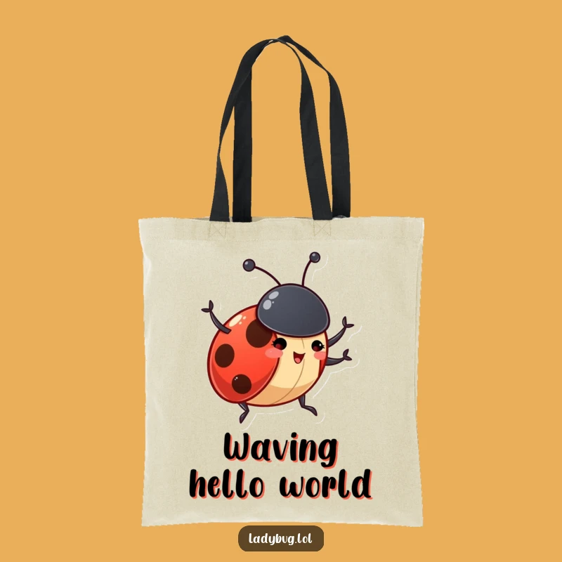 Funny Ladybug Antennae Tote Bag - Carry Your Excitement, Practical Funny Gift
